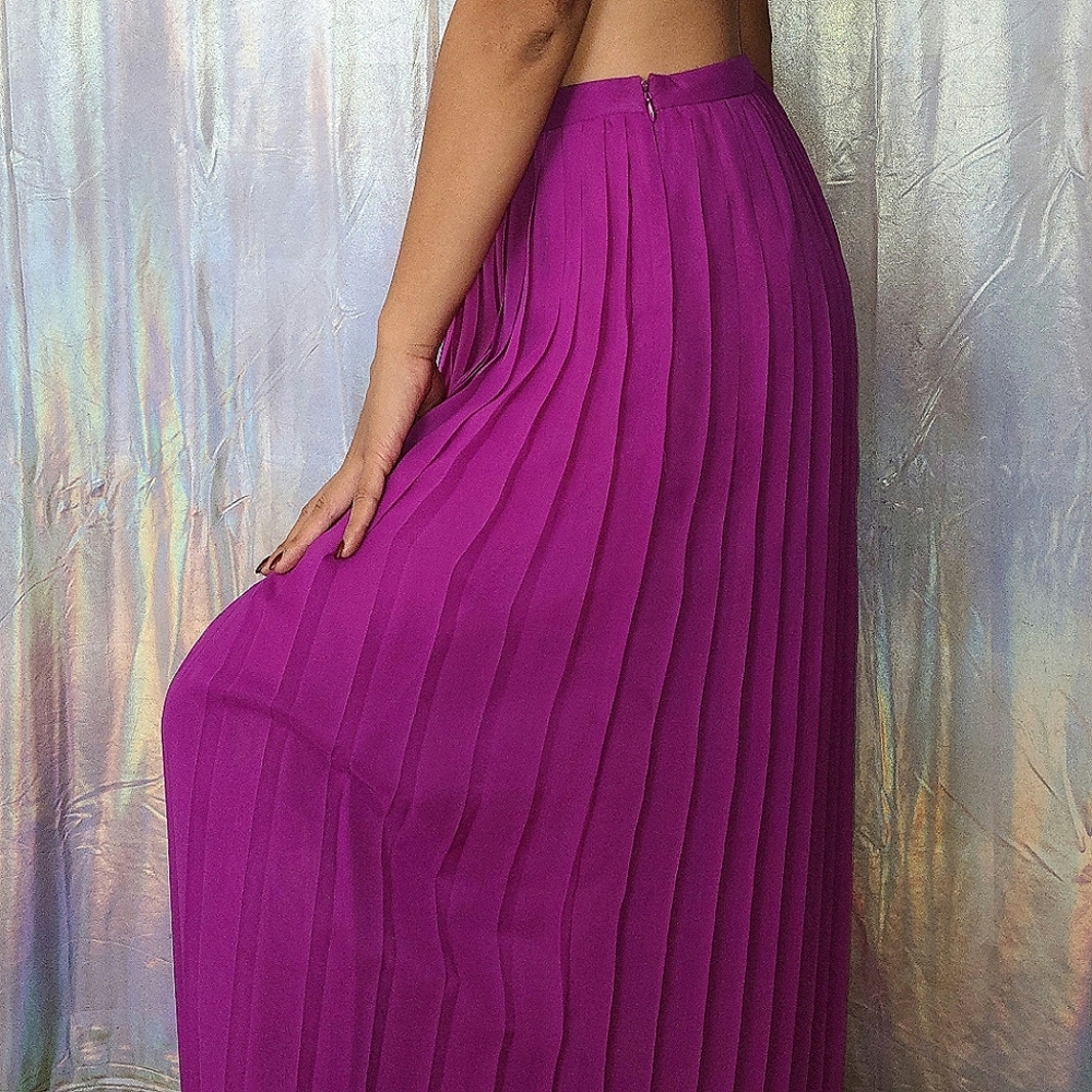 NWOT UO Purple Chiffon Maxi Skirt